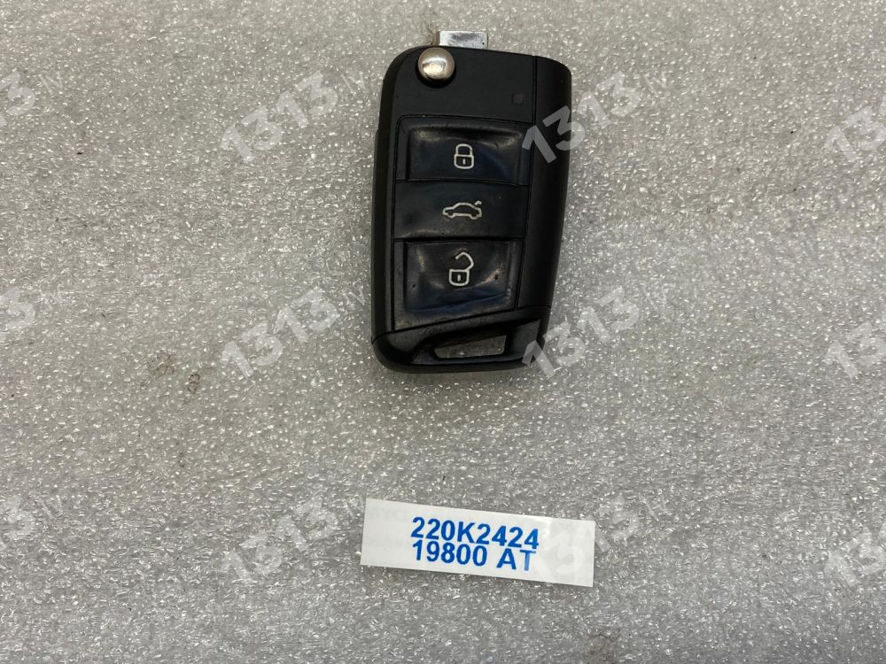 Škoda Superb III B8 3V пульт управление сигнализации 434MHz 6v0959752d 6V0 959 752 D 6V0959752D 6V0 959 752 D, 6V0959752D