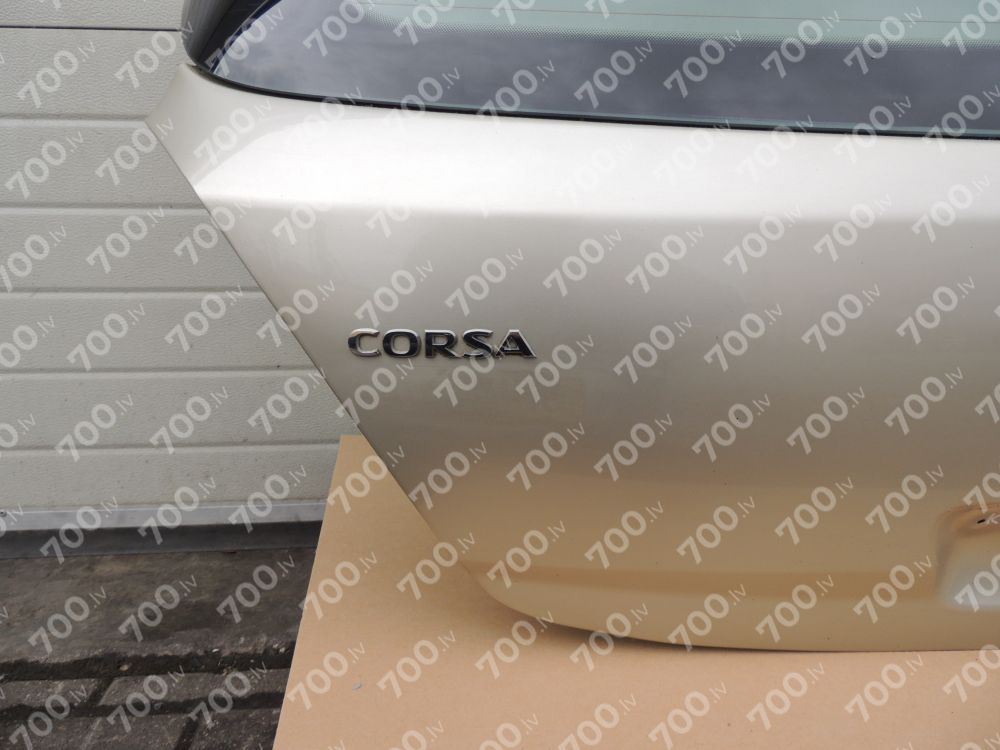 Opel Corsa D Крышка багажника дверь багажник- Цветовой код 40M AAU Champagnersilber 93191542 1 26 146 126146 13266302