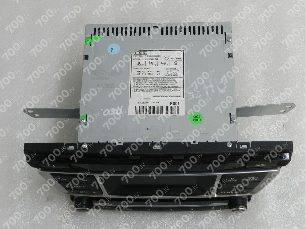 Hyundai i20 Audio Radio Auto radio MP3 96170C8000SDH 96170C 8000SDH 96170C8000SDH ac100c8ee