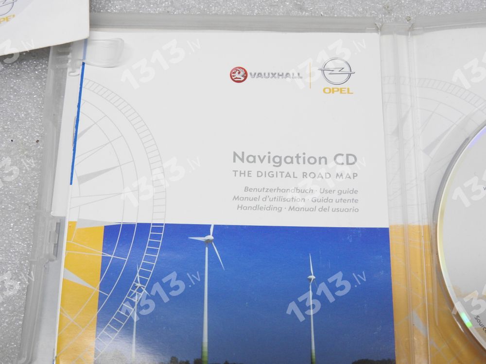 OPEL CD 70 Navigācijas disks VĀCIJA 2010 ZAFIRA B ASTRA H CORSA SIGNUM VECTRA 13324844 13294647