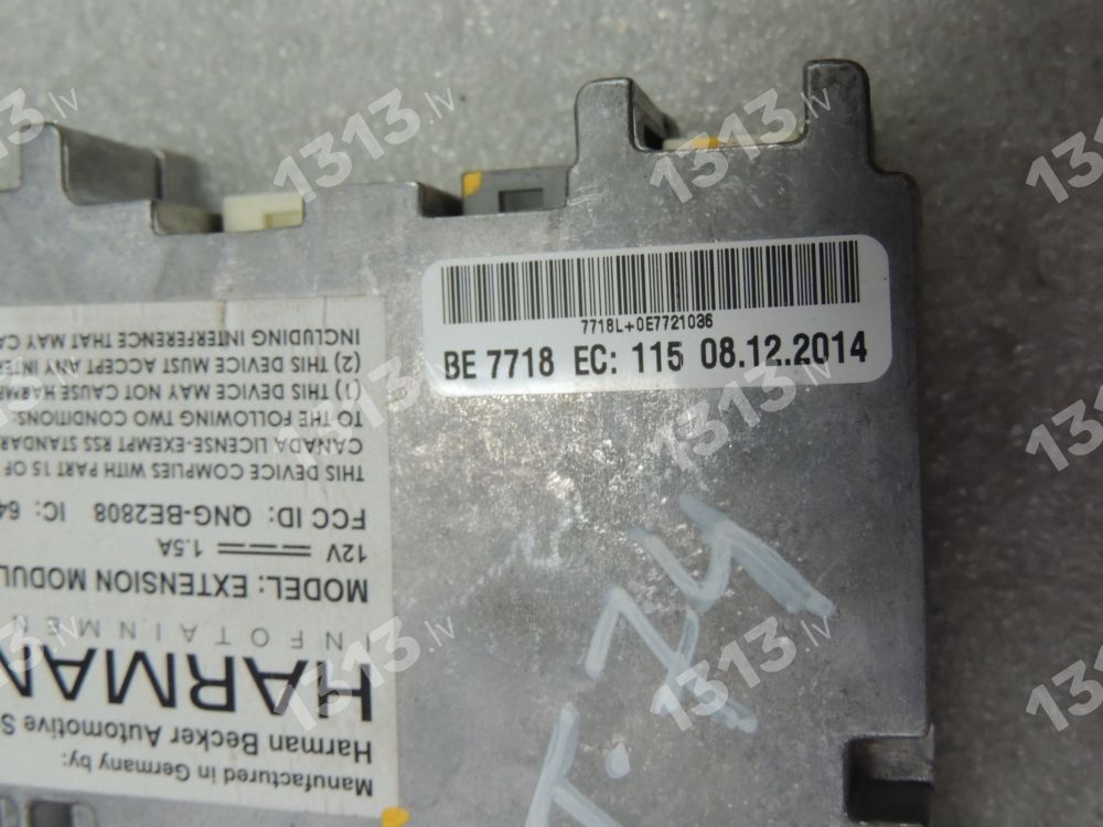 Toyota Corolla E18 Блок управления Bluetooth HARMAN 8640-0W012 8640-0W012 86400W012 6434C-BE2808 6434CBE2808 86840-02011 8684002011