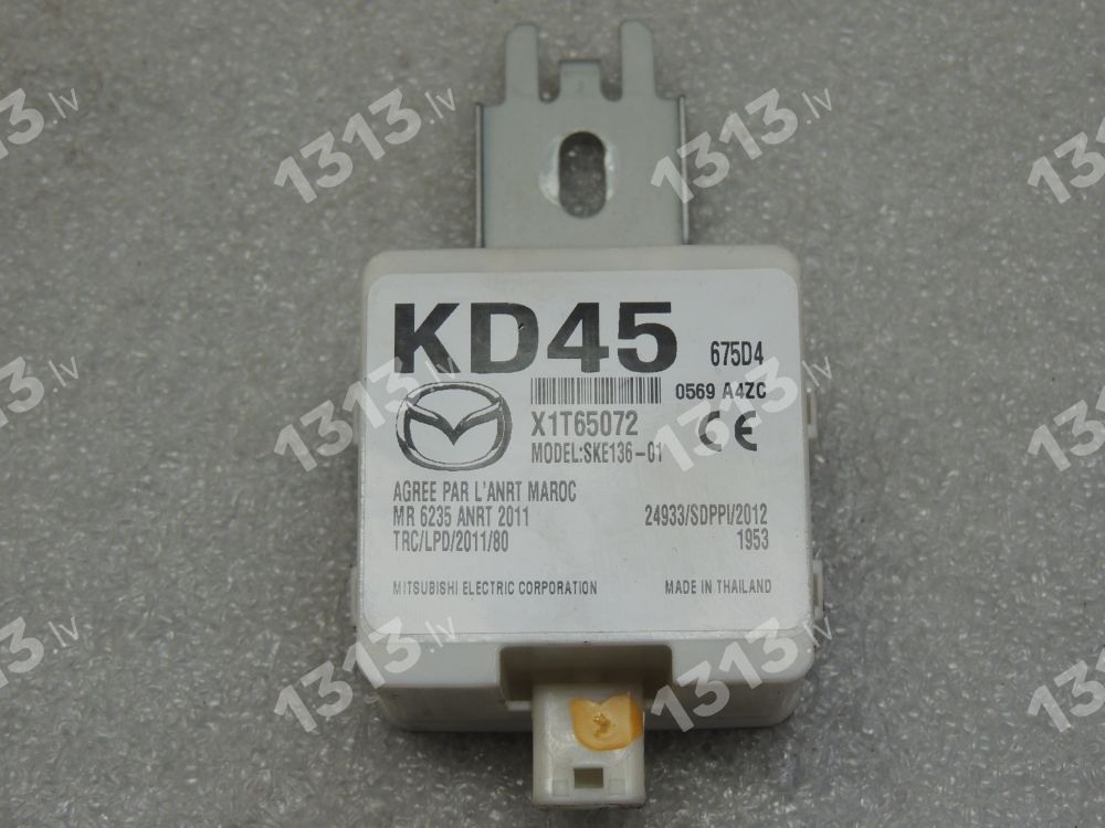 Mazda 6 GJ1 Keyless GO vadības bloks KD45675D4 KD45675D4 KD45-675D4 KD45-67-5D4 x1t65072