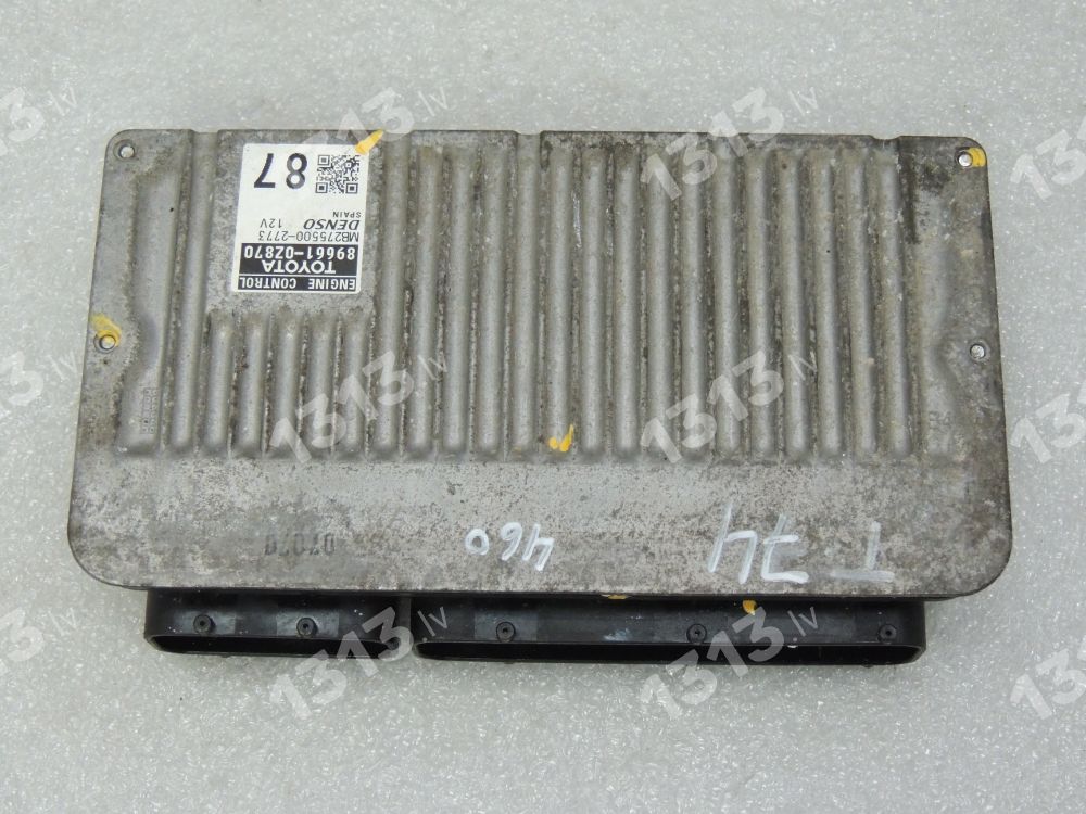 Toyota Corolla E18 1.6i 1ZR-FAE 97KW Dzinēja vadības bloks 89661-0Z870 MB275500-2773 MB275500-2773 MB2755002773 89661-0Z870 896610Z870