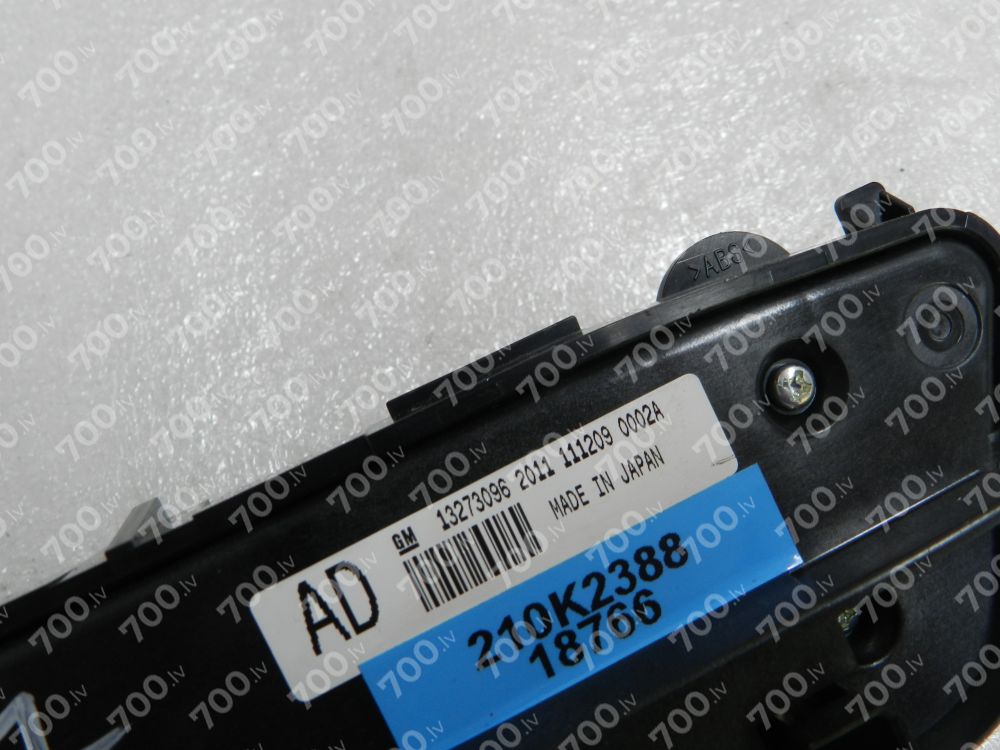 Opel Insignia A Apsildes Klimata vadības panelis regulators 13273096 13273096 AD 18 22 672 1822672