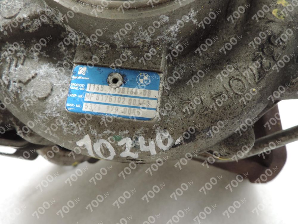 BMW X5 E70 07-13 4.0D N57S N57D30 225KW Ieplūdes Turbokompresors Turbīne 11657808166 11657808166 7808166 11 65 7 808 363 11657808363 7808363 7 808 363