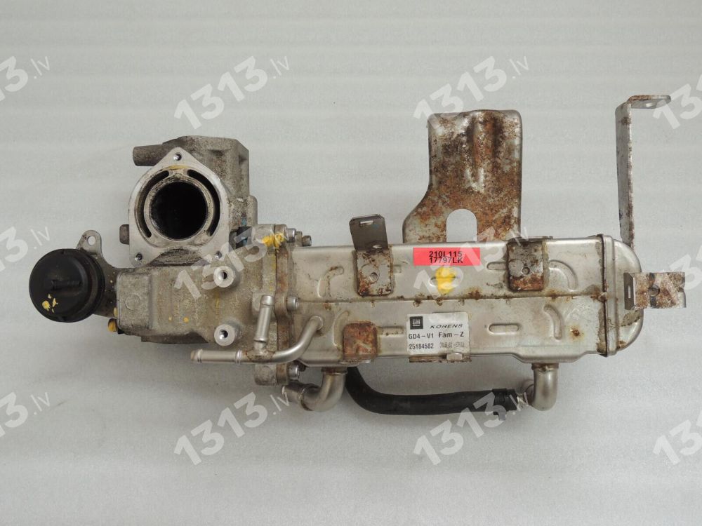 Chevrolet Orlando 2.0VCDi Z20D1 EGR AGR Izplūdes gāzu Dzesētājs 25184582 25184582 48 02 660 4802660 25184582, 48 02 660, 4802660